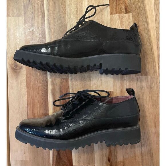 Franco Sarto Black Oxford Shoes - Picture 3 of 6